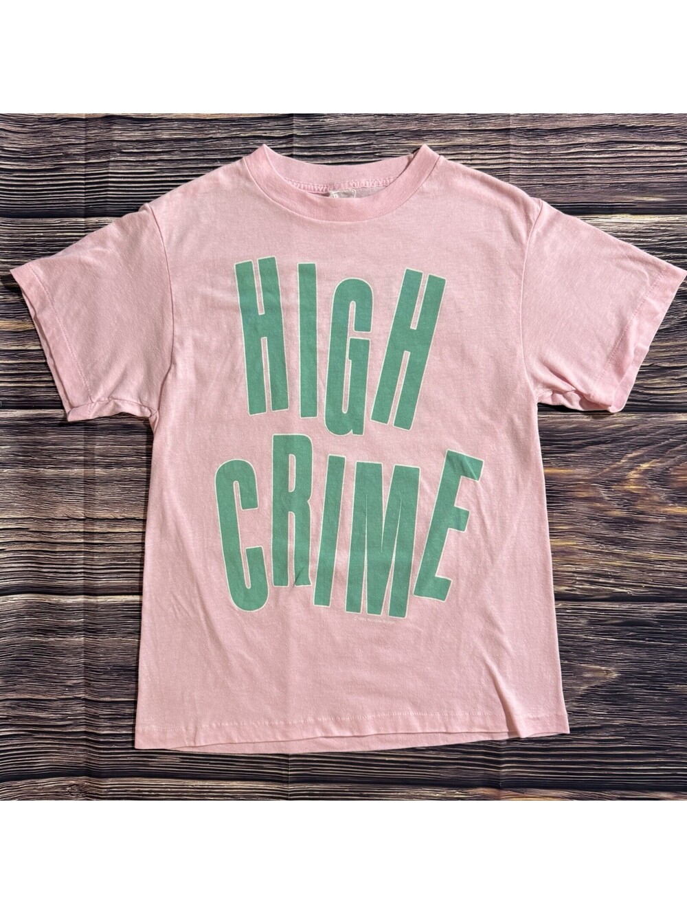 Vintage 1985 Al Jarreau High Crime World Tour Pink 80s S